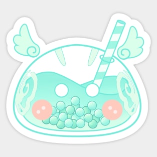 Genshin Impact cute Slime Anemo Boba Sticker